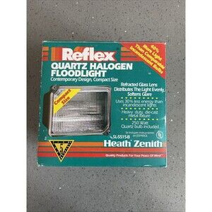 Reflex Heath Zenith 250W Quartz Halogen Floodlight #SL-5515-B